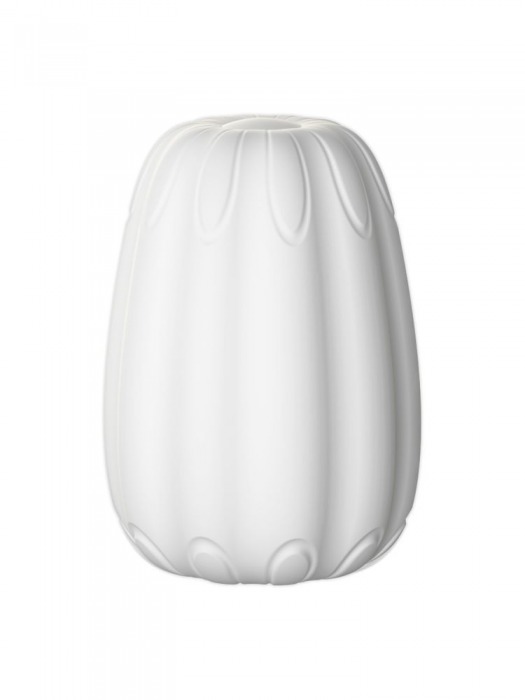 Белый мастурбатор-яйцо Bisedze - LoveStore - в Петрозаводске купить с доставкой