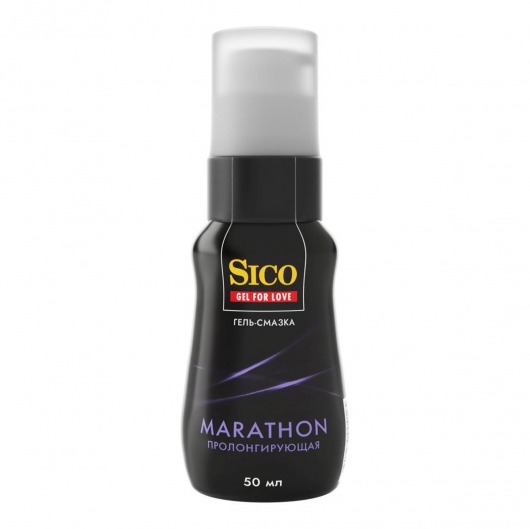 Пролонгирующая гель-смазка Sico Marathon - 50 мл. - Sico - купить с доставкой в Петрозаводске