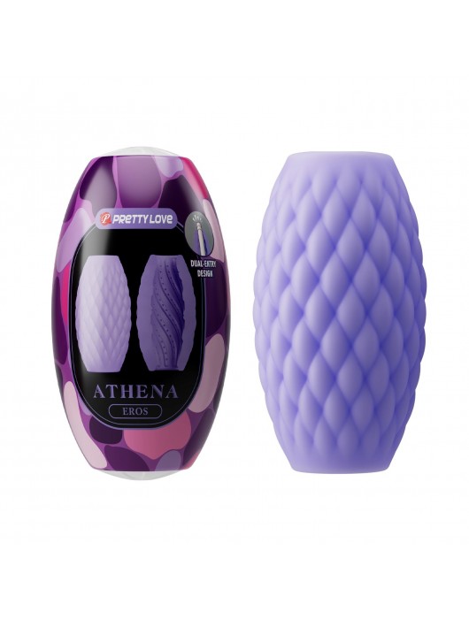 Сиреневый нереалистичный мастурбатор Athena - Baile - в Петрозаводске купить с доставкой