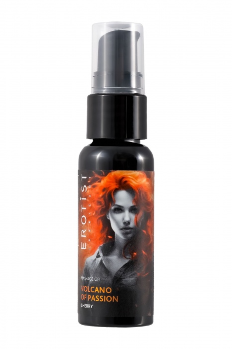 Гель с эффектом вибрации Volcano Of Passion со вкусом вишни - 25 мл. - Erotist Lubricants - купить с доставкой в Петрозаводске