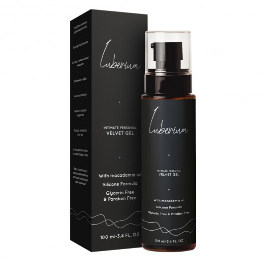 Интимный гель на силиконовой основе с маслом макадамии Luberium Velvel Gel - 100 мл. - Luberium - купить с доставкой в Петрозаводске