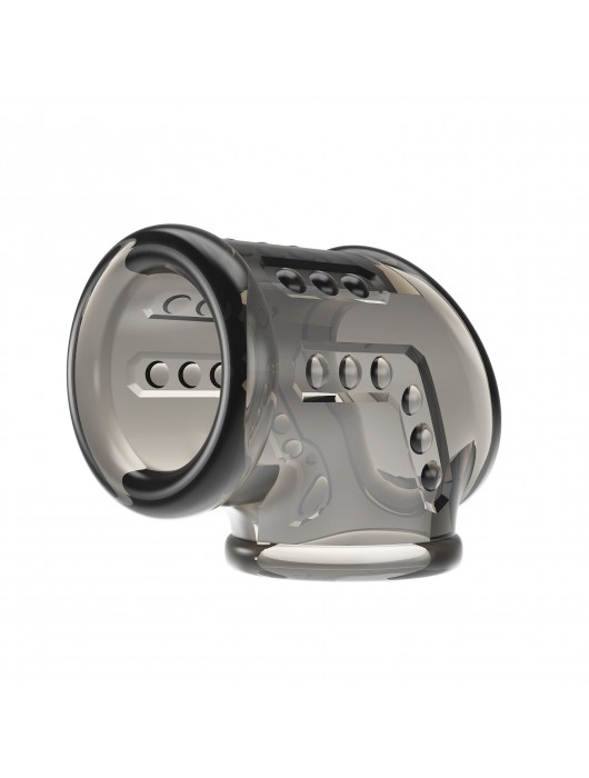 Дымчатая насадка на пенис и мошонку - Baile - в Петрозаводске купить с доставкой