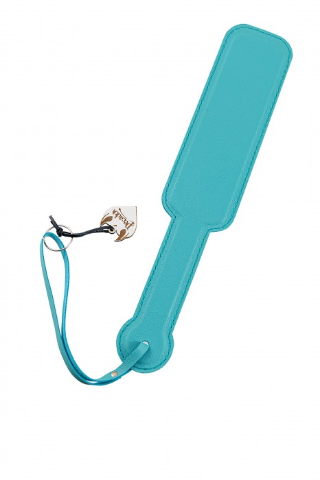 Голубой кожаный пэддл - 37 см. - Pecado - купить с доставкой в Петрозаводске