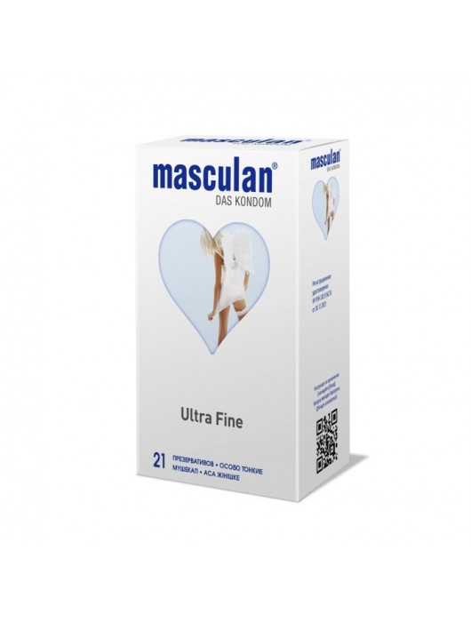 Особо тонкие презервативы Masculan Ultra Fine - 21 шт. - Masculan - купить с доставкой в Петрозаводске