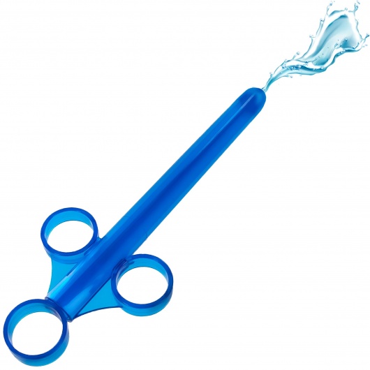 Синий шприц для введения лубриканта XL Lubricant Launcher - XR Brands - купить с доставкой в Петрозаводске