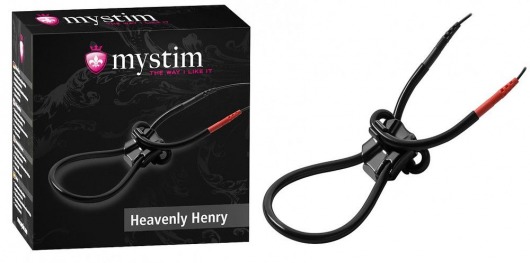 Эрекционное лассо для электростимуляции HEAVENLY HENRY - MyStim - купить с доставкой в Петрозаводске