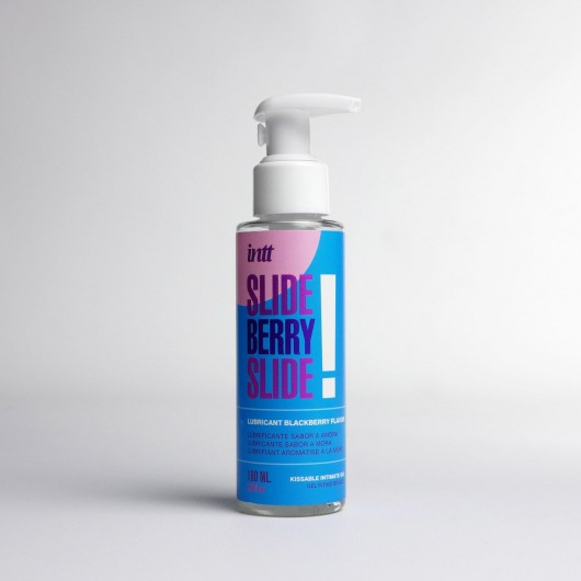 Увлажняющий гель с ароматом ежевики Slide Berry Slide - 100 мл. - INTT - купить с доставкой в Петрозаводске