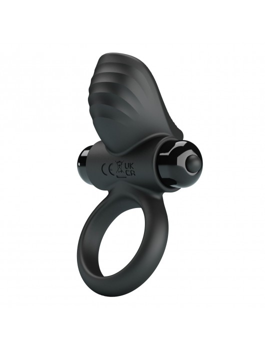 Черное эрекционное кольцо с вибрацией Adrien - Baile - в Петрозаводске купить с доставкой
