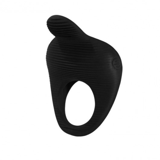 Чёрное эрекционное виброкольцо Thimble - Baile - в Петрозаводске купить с доставкой