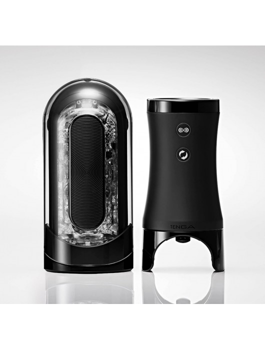 Набор Tenga Flip Zero Electronic Vibrotation: мастурбатор с вибрацией и устройство вращения - Tenga - в Петрозаводске купить с доставкой