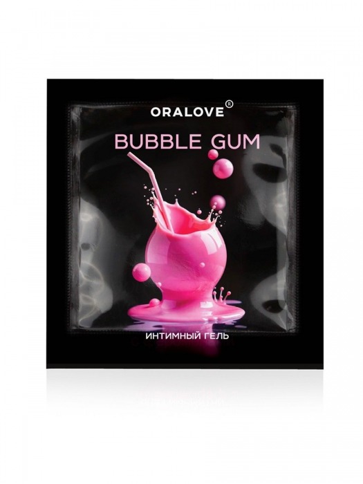 Саше съедобной оральной смазки OraLove с ароматом бабл-гам - 3 гр. - Биоритм - купить с доставкой в Петрозаводске