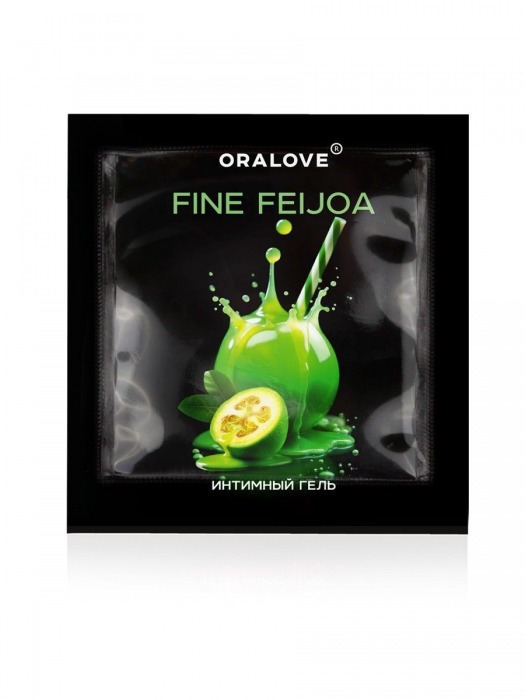 Саше съедобной оральной смазки OraLove с ароматом фейхоа - 3 гр. - Биоритм - купить с доставкой в Петрозаводске
