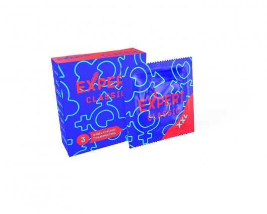 Презервативы увеличенного размера Expert Classic XXL - 3 шт. - Expert - купить с доставкой в Петрозаводске