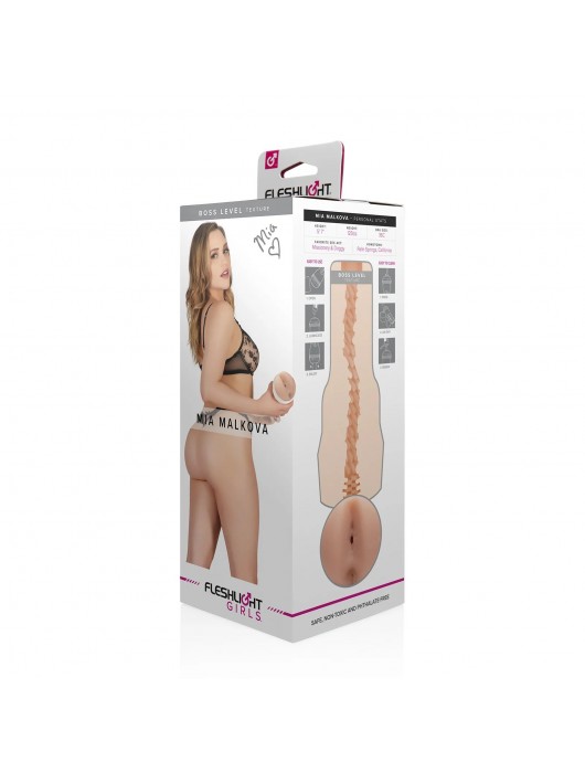 Телесный мастурбатор-анус Fleshlight Girls - Mia Malkova - Fleshlight - в Петрозаводске купить с доставкой