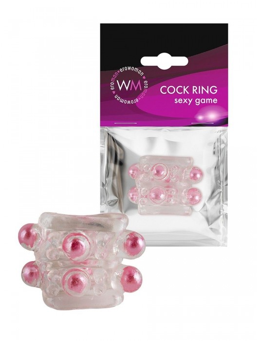 Прозрачная насадка на пенис с цветными шариками - Erowoman-Eroman - в Петрозаводске купить с доставкой