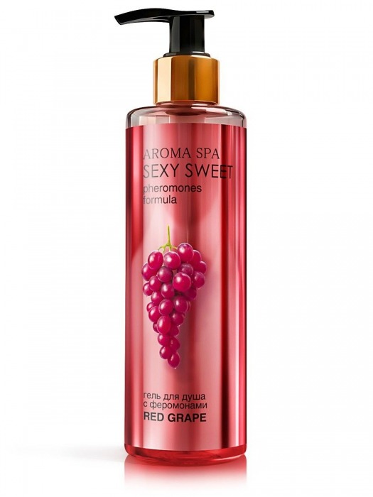 Гель для душа с феромонами и ароматом винограда Red Grape - 200 мл. -  - Магазин феромонов в Петрозаводске