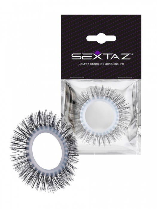 Круглое эрекционное кольцо с длинными «ресничками» - Sextaz - в Петрозаводске купить с доставкой