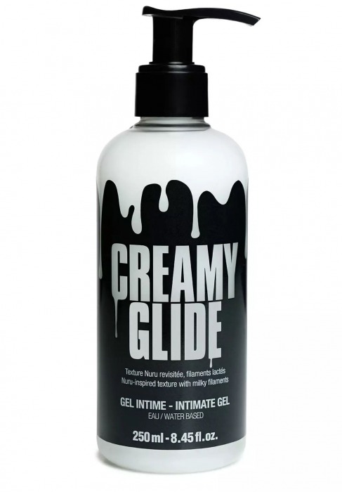 Лубрикант на водной основе Creamy Glide с консистенцией спермы - 250 мл. - Strap-on-me - купить с доставкой в Петрозаводске