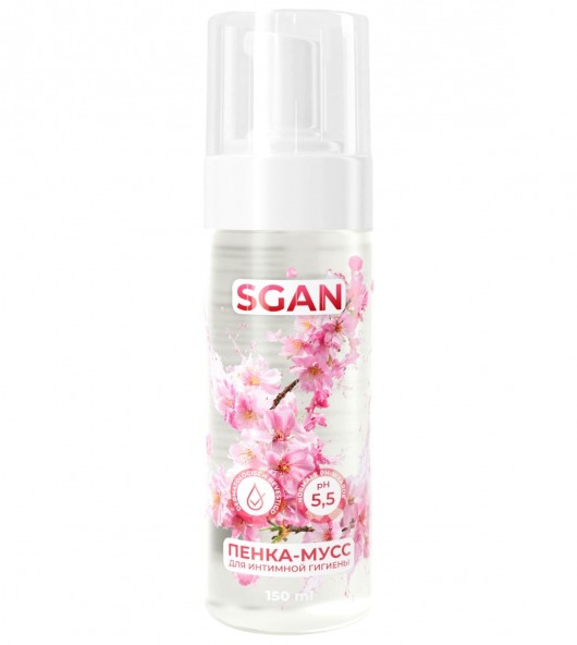 Пенка-мусс для интимной гигиены SGAN с пребиотиками - 150 мл. - SGAN - купить с доставкой в Петрозаводске