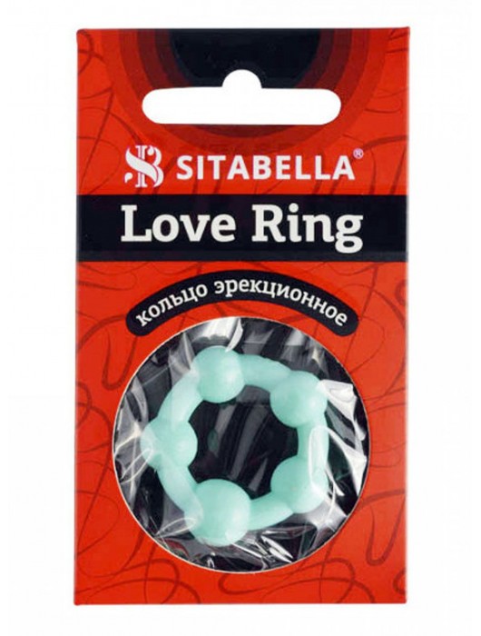 Цветное эрекционное кольцо с 5 бусинами Love Ring - Sitabella - в Петрозаводске купить с доставкой