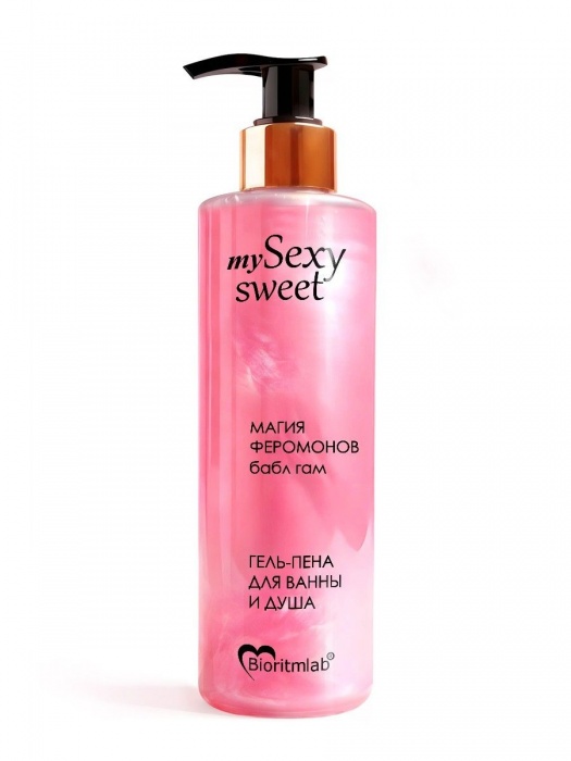 Гель-пена для ванны и душа Sexy Sweet с феромонами и ароматом бабл-гам - 200 мл. -  - Магазин феромонов в Петрозаводске