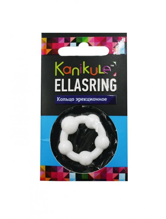 Цветное эрекционное кольцо с шариками Ellasring - Sitabella - в Петрозаводске купить с доставкой