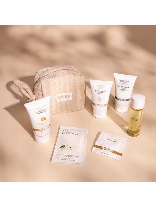 Набор YESforLOV La Trousse Enchantée в бежевой косметичке - YESforLOV - купить с доставкой в Петрозаводске