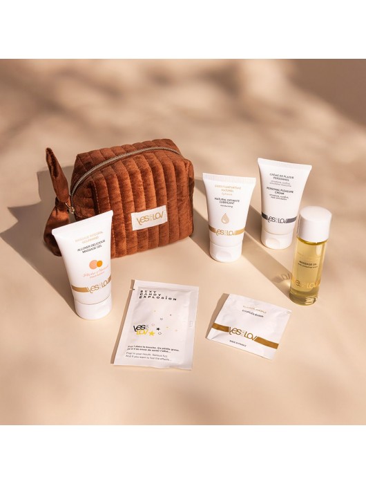 Набор YESforLOV La Trousse Enchantée в коричневой косметичке - YESforLOV - купить с доставкой в Петрозаводске