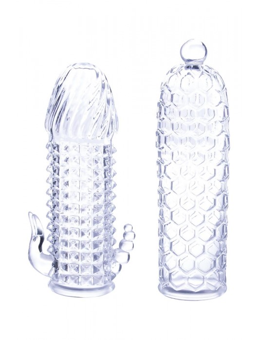 Набор из 2 прозрачных насадок на член Seductive Tickler Sleeves Set - NMC - в Петрозаводске купить с доставкой