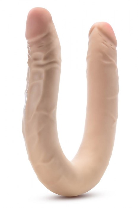 Телесный двусторонний фаллоимитатор 16.5 Inch Double Dong - 41,9 см. - Blush Novelties