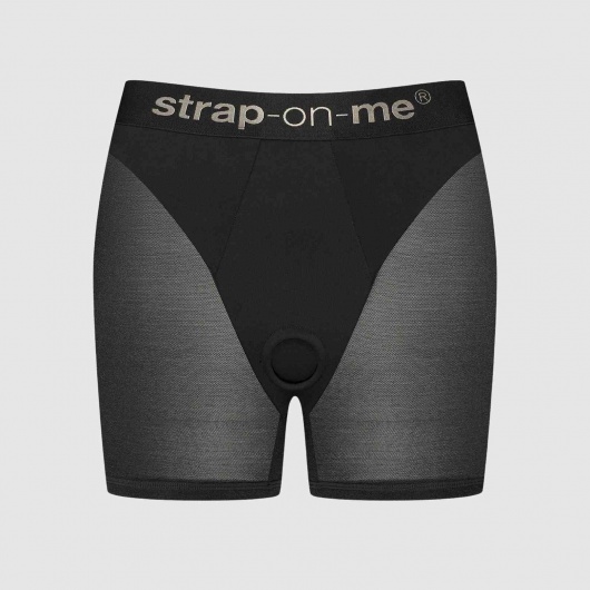 Трусики-шорты для фиксации насадок Strap-on-me Harness Lingerie Halo - size M - Strap-on-me - купить с доставкой в Петрозаводске