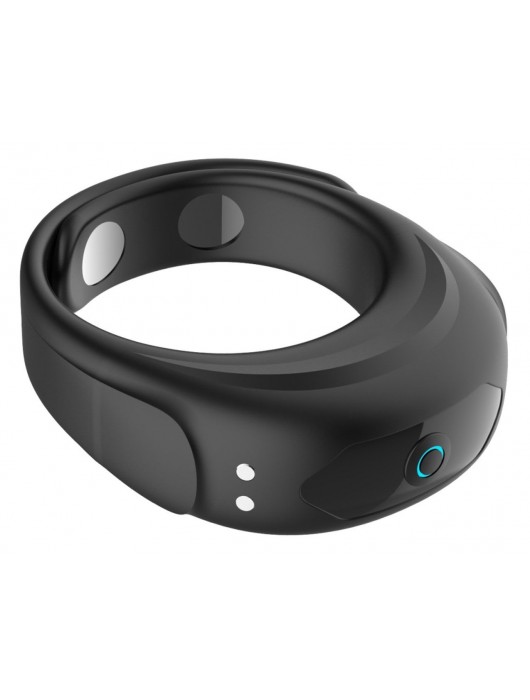 Черное эрекционное виброкольцо на ремешках - Boys of Toys - в Петрозаводске купить с доставкой