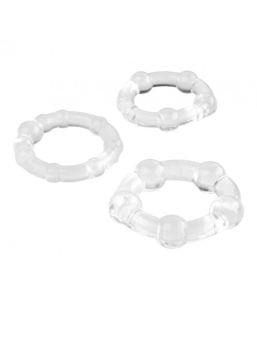 Набор из 3 эрекционных прозрачных колец - Boys of Toys - в Петрозаводске купить с доставкой