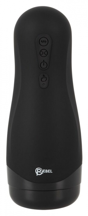 Черный вибромастурбатор с подогревом Masturbator with 3 Functions - Orion - в Петрозаводске купить с доставкой