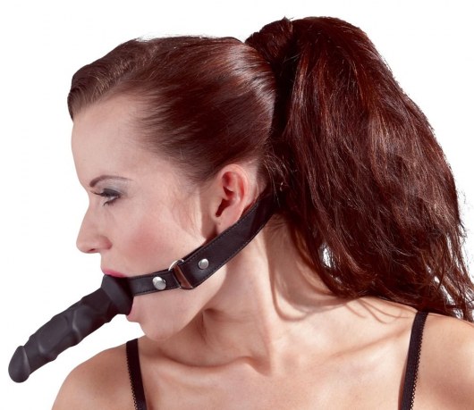 Кляп с наружным фаллоимитатором Knebel mit Dildo - Orion - купить с доставкой в Петрозаводске