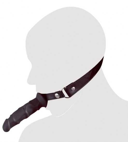 Кляп с наружным фаллоимитатором Knebel mit Dildo - Orion - купить с доставкой в Петрозаводске