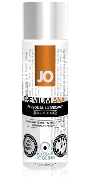 Анальный охлаждающий лубрикант на силиконовой основе JO PREMIUM ANAL COOLING - 60 мл. - System JO - купить с доставкой в Петрозаводске