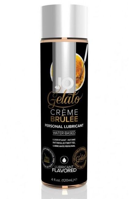 Лубрикант с ароматом крем-брюле JO GELATO CREME BRULEE - 120 мл. - System JO - купить с доставкой в Петрозаводске