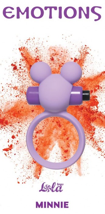 Сиреневое эрекционное виброколечко Emotions Minnie - Lola Games - в Петрозаводске купить с доставкой
