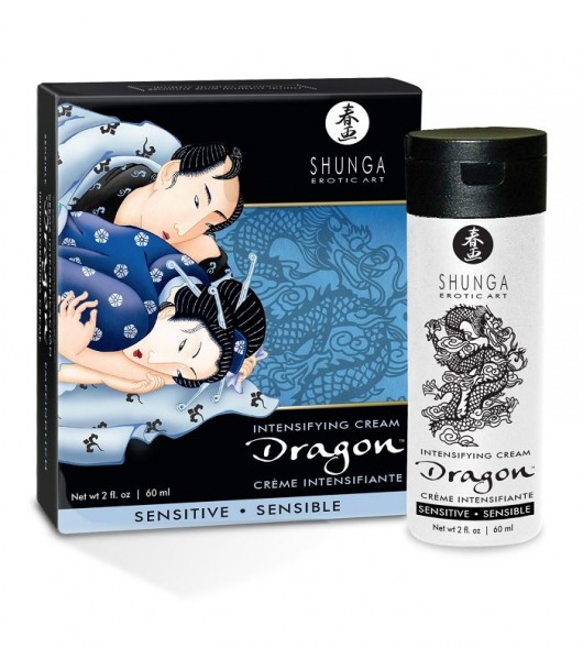 Интимный мужской крем SHUNGA DRAGON SENSITIVE - 60 мл. - Shunga - купить с доставкой в Петрозаводске