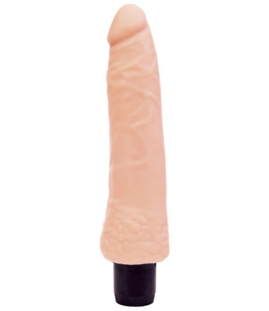 Телесный вибратор реалистичной формы - 17 см. - A-toys