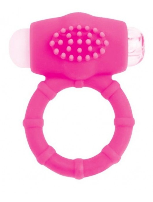 Розовое эрекционное виброкольцо A-toys - A-toys - в Петрозаводске купить с доставкой
