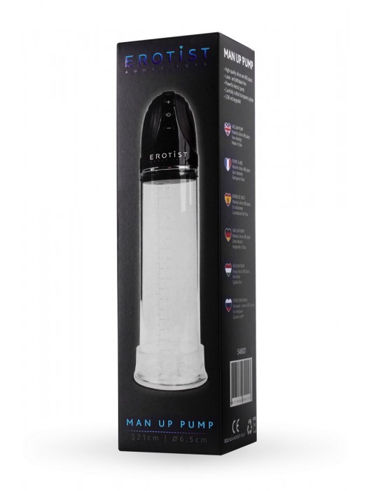 Автоматическая вакуумная помпа Man up pump - Erotist Adult Toys - в Петрозаводске купить с доставкой
