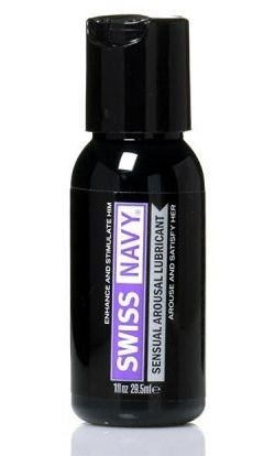 Возбуждающий гель-лубрикант на водной основе Sensual Arousal Lubricant  - 29,5 мл. - Swiss navy - купить с доставкой в Петрозаводске