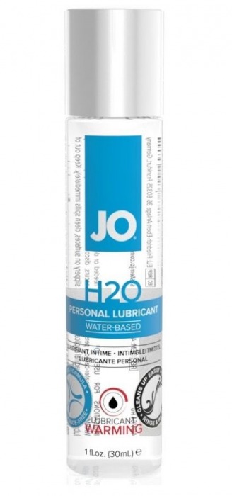 Возбуждающий лубрикант на водной основе JO Personal Lubricant H2O Warming - 30 мл. - System JO - купить с доставкой в Петрозаводске