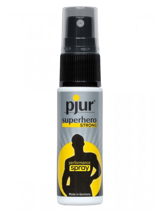 Спрей-пролонгатор длительного действия pjur SUPERHERO Strong Spray - 20 мл. - Pjur - купить с доставкой в Петрозаводске