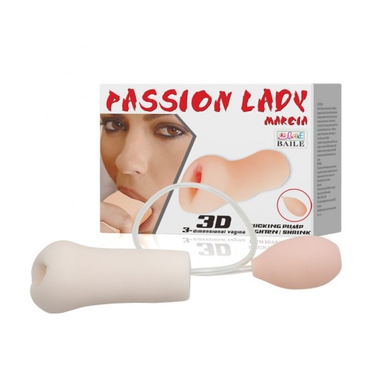 Мастурбатор Passion Lady Marcia с грушей для имитации посасывания - Baile - в Петрозаводске купить с доставкой