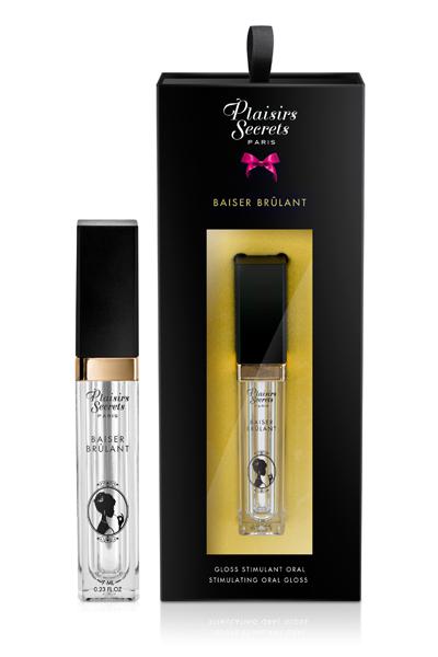 Стимулирующий блеск для губ Baiser Brulant Gloss Plaisirs Secrets - 7 мл. - Plaisir Secret - купить с доставкой в Петрозаводске