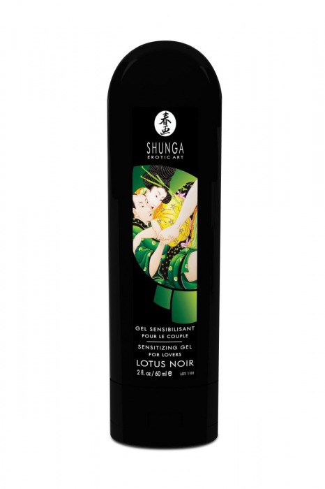 Интимный гель для пар, усиливающий наслаждение, Lotus Noir - 60 мл. - Shunga - купить с доставкой в Петрозаводске