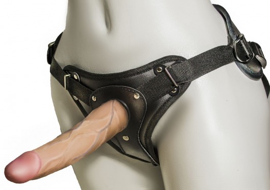 Женский страпон с вагинальной пробкой Woman Strap - 18 см. - LOVETOY (А-Полимер) - купить с доставкой в Петрозаводске